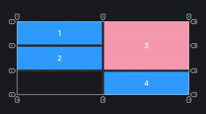 Пример реализации свойства grid-auto-flow со значением column.